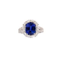 Vicenza - Piazzetta Palladio 2 - Ring Crivelli Woman ZAFFIRO in Gold Zaffiro 4.32 Ct 4709NS - 4709NS